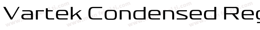 Vartek Condensed Regular字体转换